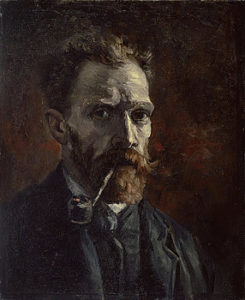 1-self-portrait-with-pipe-vincent-van-gogh