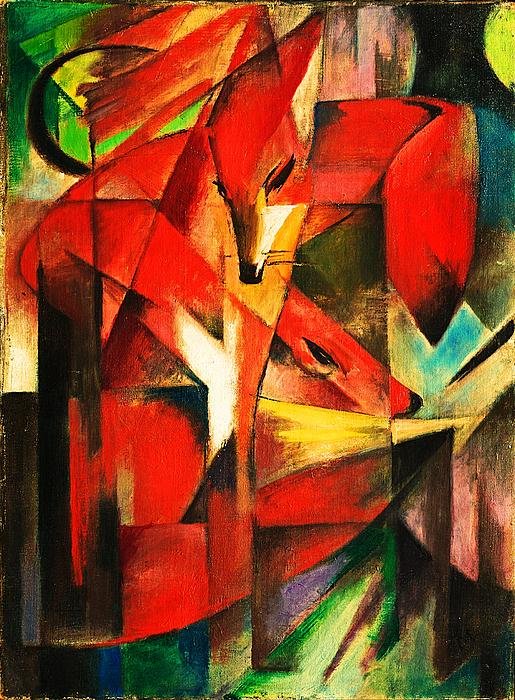 Franz Marc The Foxes - Shop For Art