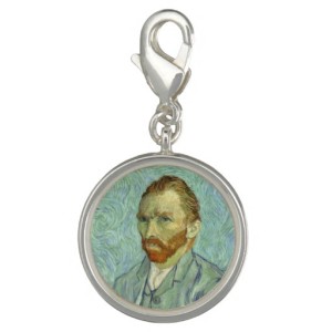 Vincent Van Gogh Self Portrait Charm Bracelet